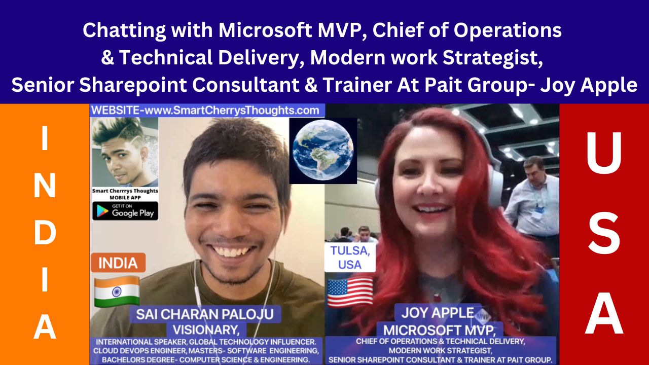 Chatting with Microsoft MVP, Chief of Operations & Technical Delivery, Modern work Strategist, Senior Sharepoint Consultant & Trainer At Pait Group- Joy Apple post thumbnail image