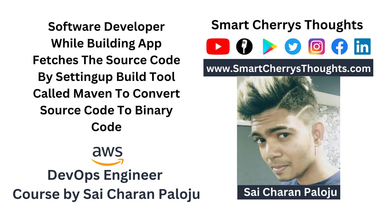 Software Developer While Building App Fetches The Source Code By Settingup Build Tool Called Maven To Convert Source Code To Binary Code post thumbnail image
