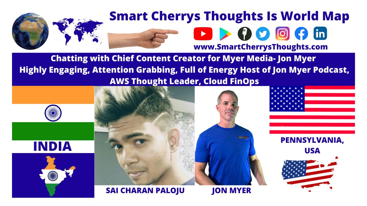 Chatting with Chief Content Creator for Myer Media- Jon Myer, Highly Engaging, Attention Grabbing, Full of Energy Host of Jon Myer Podcast, AWS Thought Leader, Cloud FinOps post thumbnail image